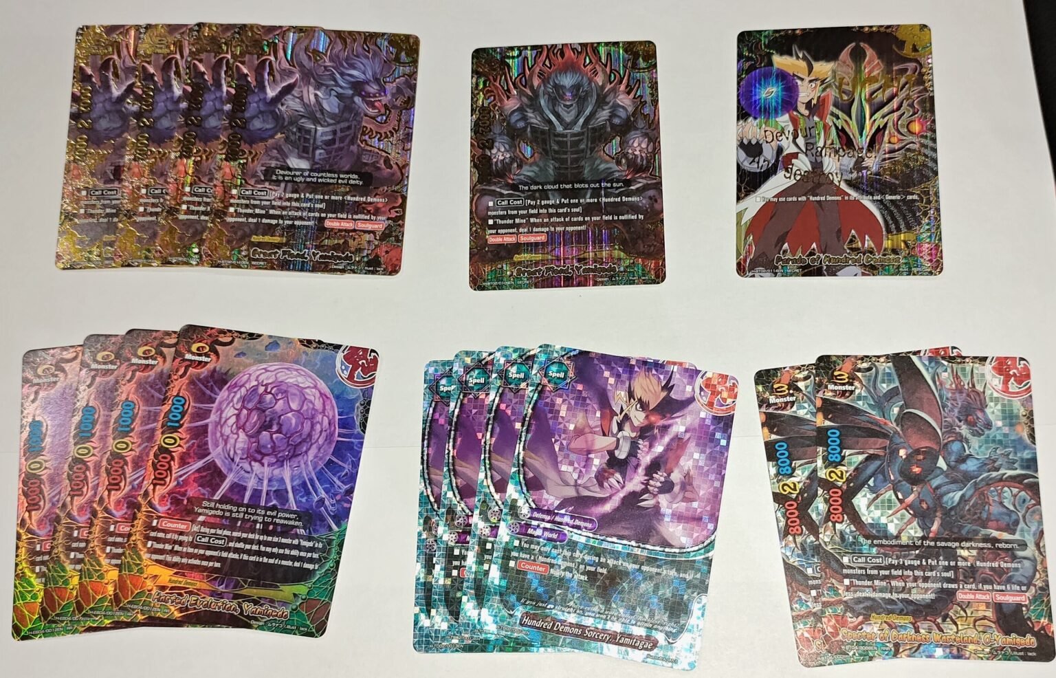 2017 Buddyfight Retro Deck: Hundred Demons Yamigedo For Sale - LJLambino